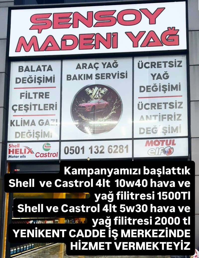 ŞENSOY MADENİ YAĞ YENİKENT